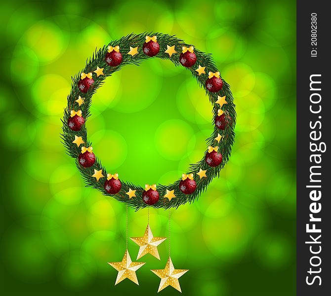 Glowing Christmas Wreath