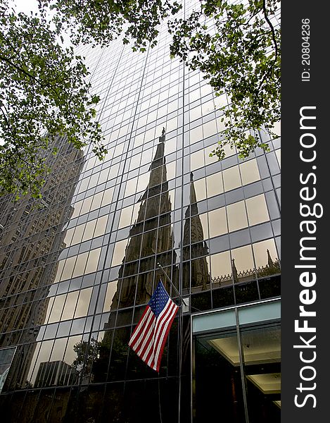 Olympic Tower And St. Patrick S Cathedral - NYC