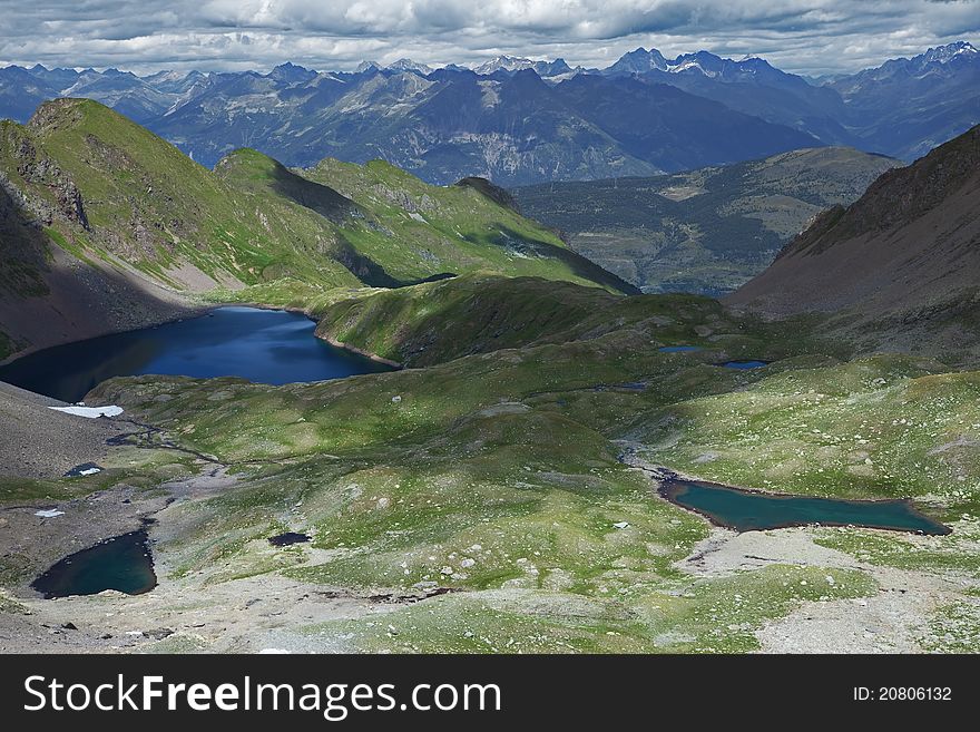 Lakes’ valley. A small alpin valley with wonderful lakes over 2000 meters on the sea-level. Lakes’ valley. A small alpin valley with wonderful lakes over 2000 meters on the sea-level