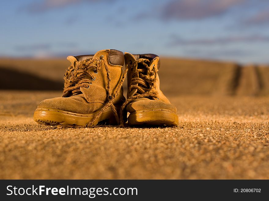 The siimple hiking boots - used all over this great planet