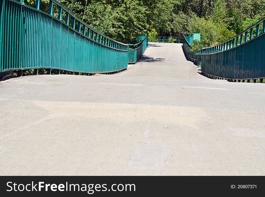 Suspension Bridge At Reinhart Park