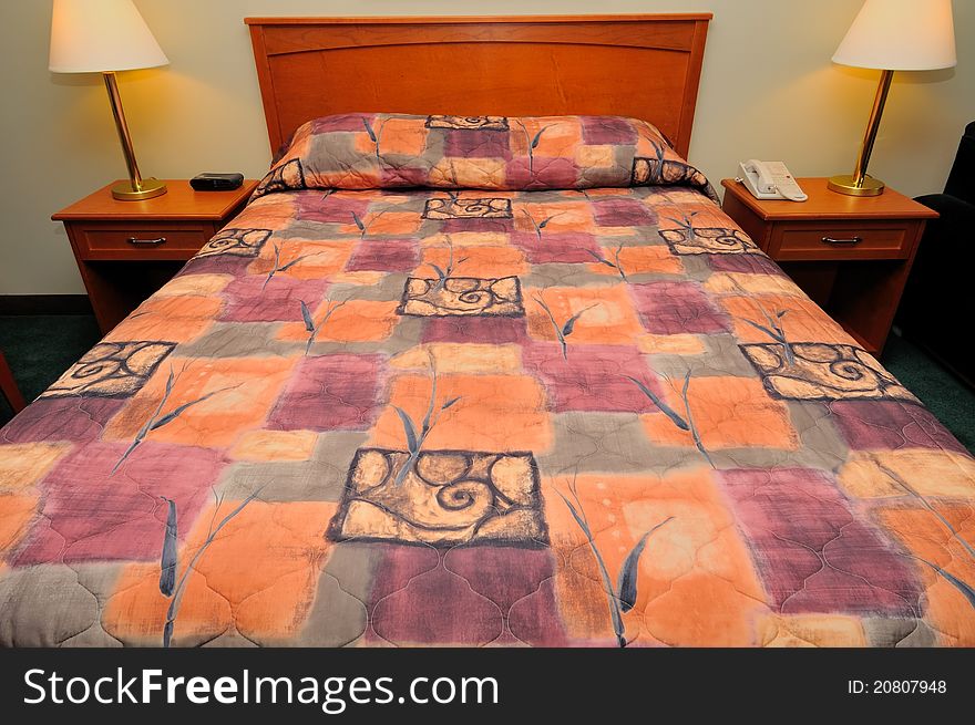 Large clean bed