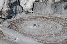 The Mud Volcanoes Royalty Free Stock Photo The Mud Volcanoes Royalty Free Stock Photo