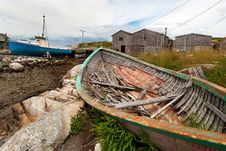 Fishing Village, Nova Scotia Stock Photos Fishing Village, Nova Scotia Stock Photos