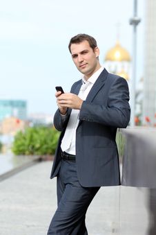 Men Calling By Phone Stock Images Men Calling By Phone Stock Images