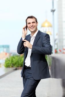 Men Calling By Phone Stock Photos Men Calling By Phone Stock Photos