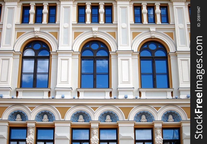 House in old Riga, Latvia