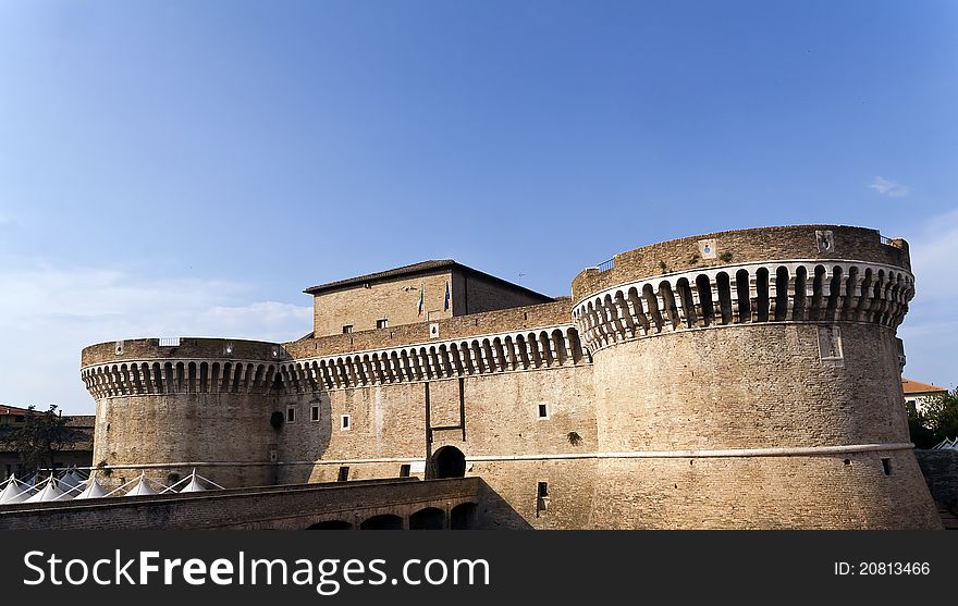 Senigallia a little city on sea in italy