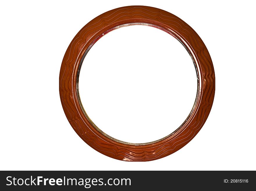 Circular round picture frame