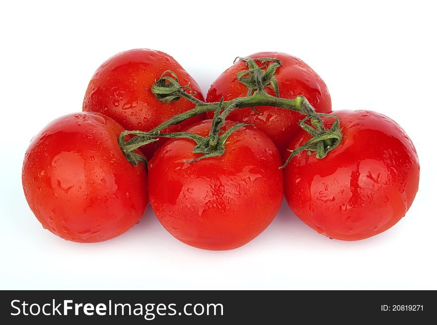 Delicious red tomatoes for salade