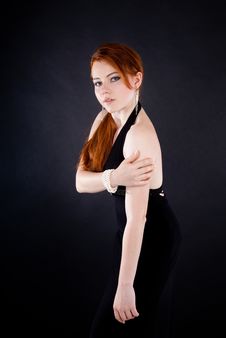 Beautiful Red Haired Woman Royalty Free Stock Photos Beautiful Red Haired Woman Royalty Free Stock Photos