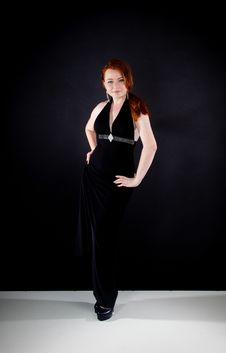 Beautiful Red Haired Woman Stock Photo Beautiful Red Haired Woman Stock Photo