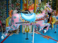 Carousel Horses Stock Images