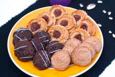 Mixed Sweet Cakes Stock Photo Mixed Sweet Cakes Stock Photo