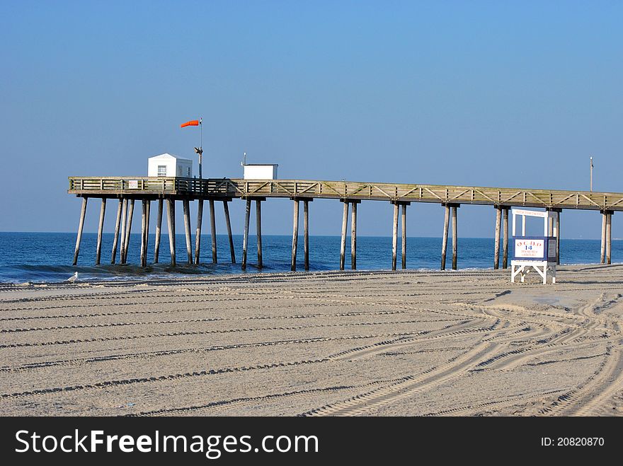 Fishing Pier in Ocean City, New Jersey