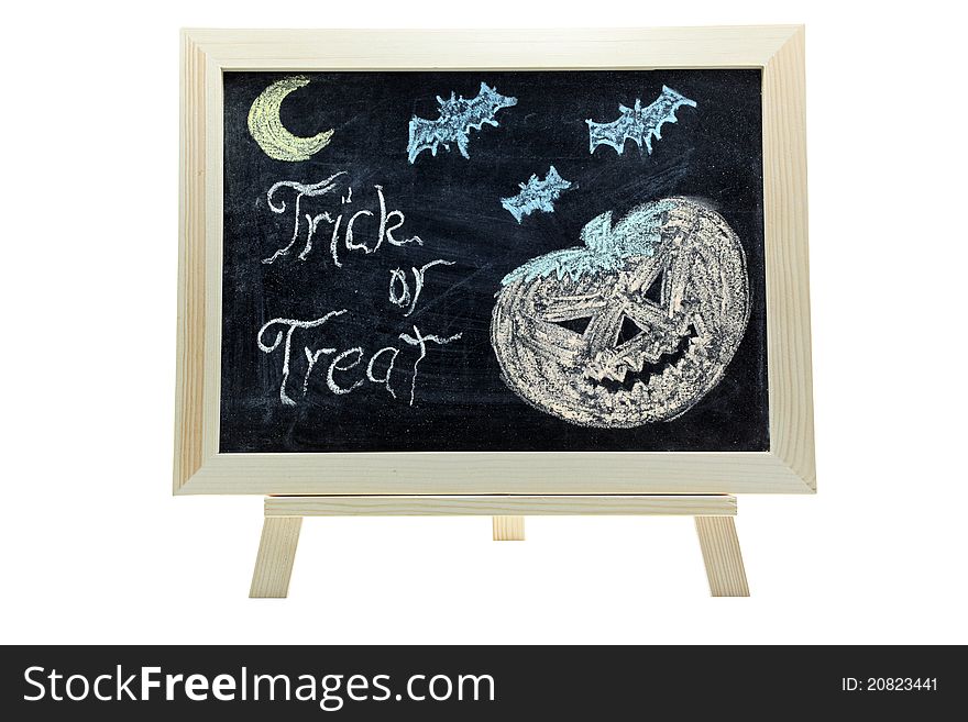 Halloween Trick Or Treat Drawing