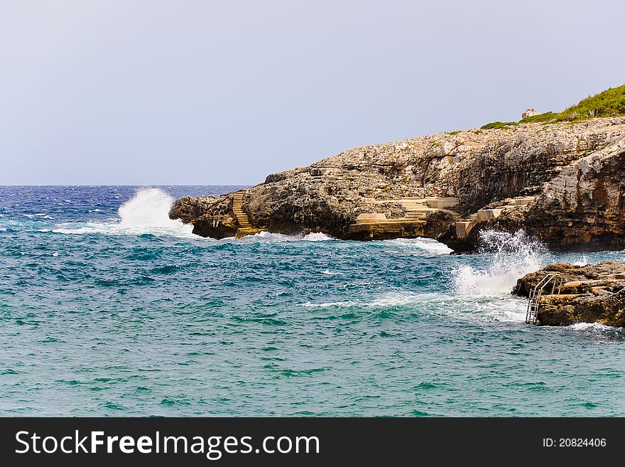 Rock at the sea