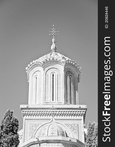 Orthodox church bell tower