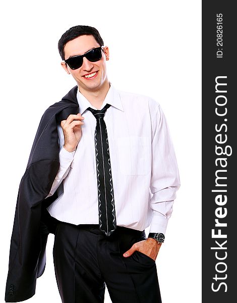 Young Businessman In Sunglasses