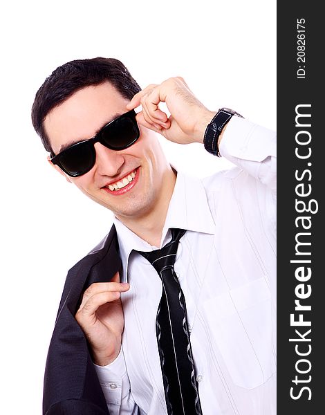 Young Businessman In Sunglasses