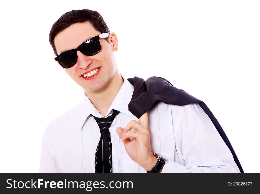 Young Businessman In Sunglasses