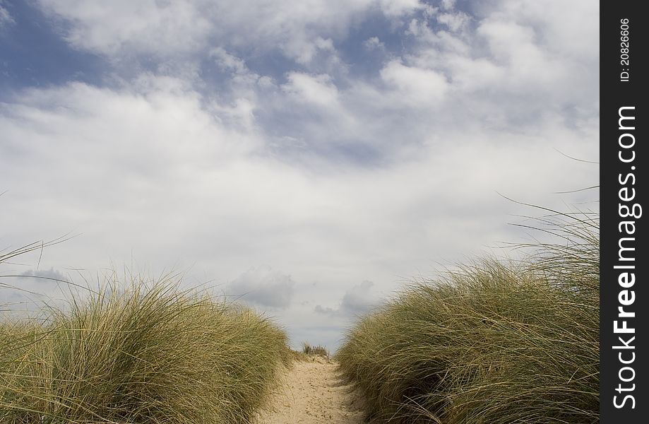 Atlantic Beach in Brittany, France, called Les Sables Blanc. Atlantic Beach in Brittany, France, called Les Sables Blanc.