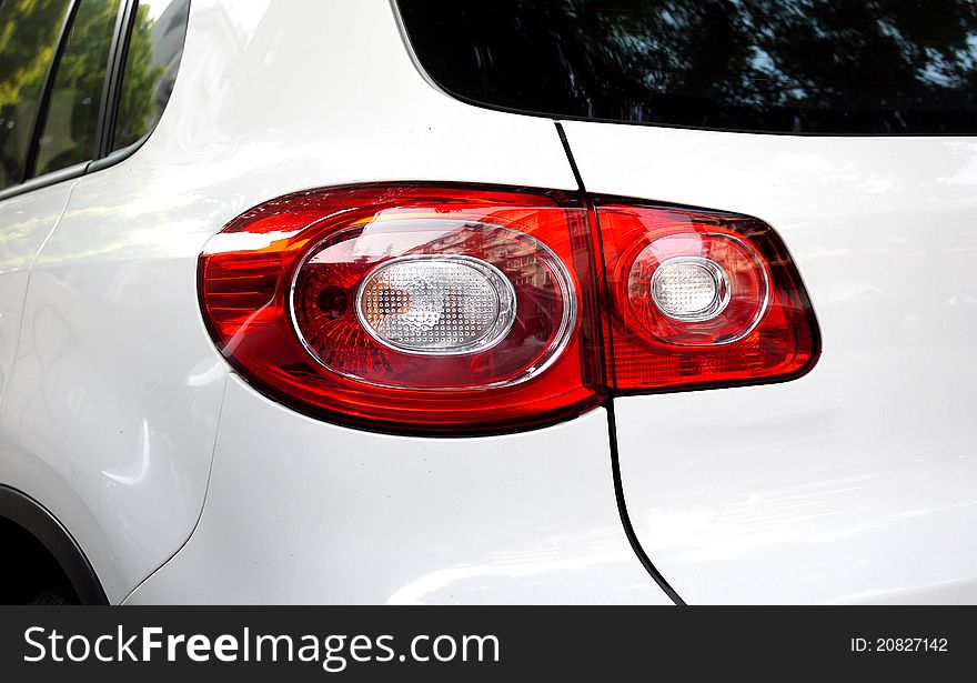 Sports car taillights, excellent car material