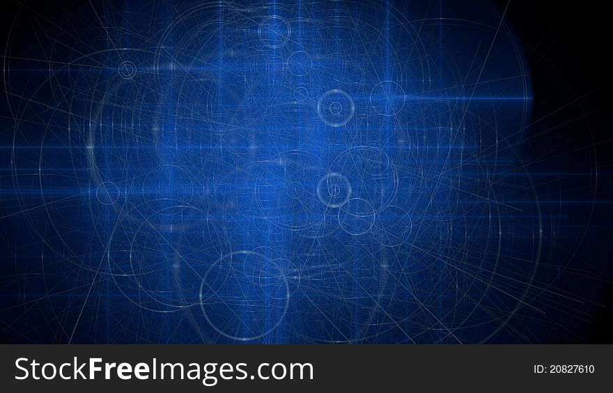 Cool blue abstract background with circle patterns. Cool blue abstract background with circle patterns