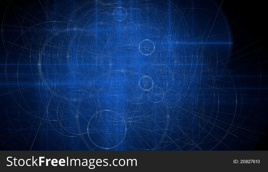 Abstract Circles Background