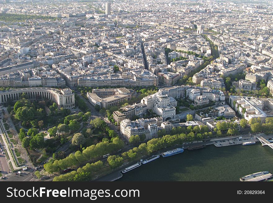 View on the Paris City, France