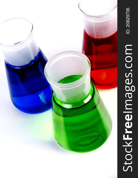 Chemicals In Laboratory Glassware