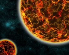 Red Planet Royalty Free Stock Image Red Planet Royalty Free Stock Image