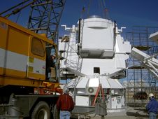 Crane Sets Observatory Base Stock Photos Crane Sets Observatory Base Stock Photos