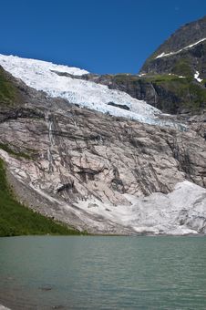 Norwegian Glacier Royalty Free Stock Photography Norwegian Glacier Royalty Free Stock Photography