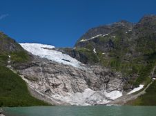 Norwegian Glacier Royalty Free Stock Photo Norwegian Glacier Royalty Free Stock Photo