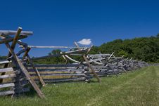 Split Rail Fence Near Forest Stock Images Split Rail Fence Near Forest Stock Images