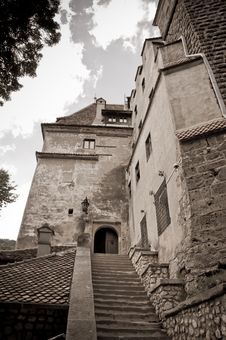 Old Stone Castle Entrance Royalty Free Stock Photos Old Stone Castle Entrance Royalty Free Stock Photos