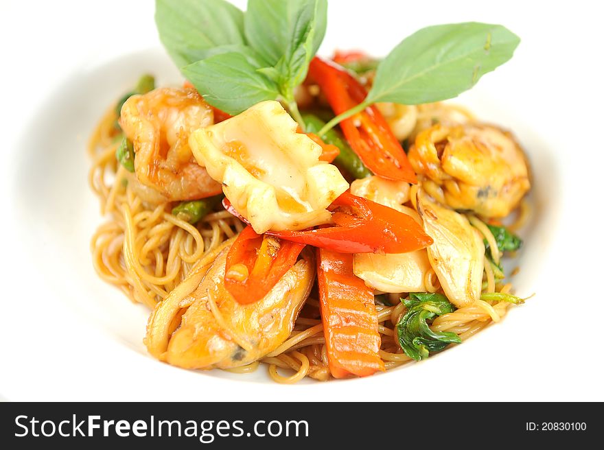 Spaghetti with Seafood