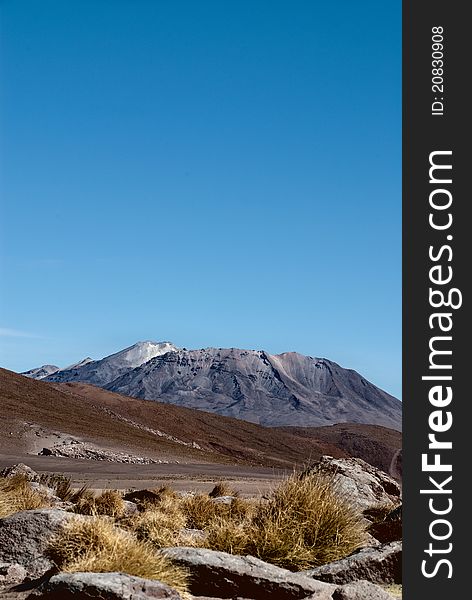 Vulkan Lascar in atacama desert. Vulkan Lascar in atacama desert