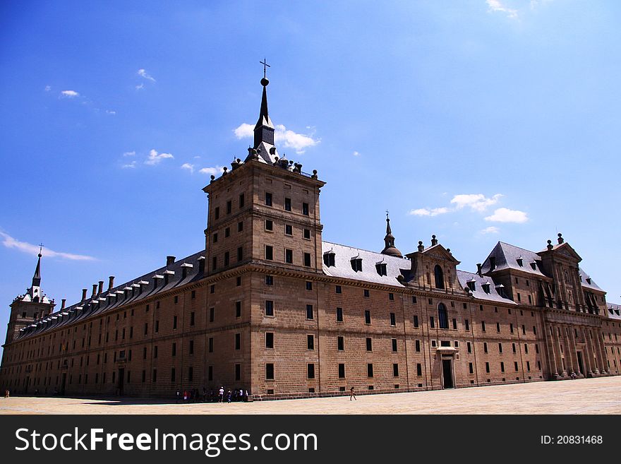 Famous royal residence not far from Madrid, Spain. Famous royal residence not far from Madrid, Spain