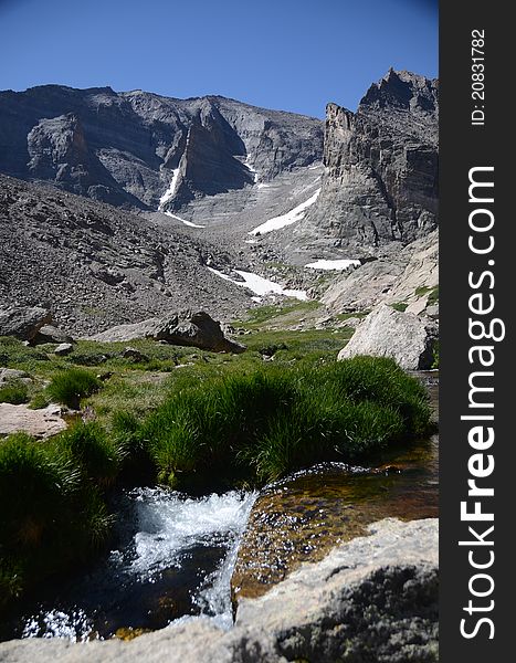 Landscape of Longs Peak, Rocky Mountain National Park, Colorado. Landscape of Longs Peak, Rocky Mountain National Park, Colorado