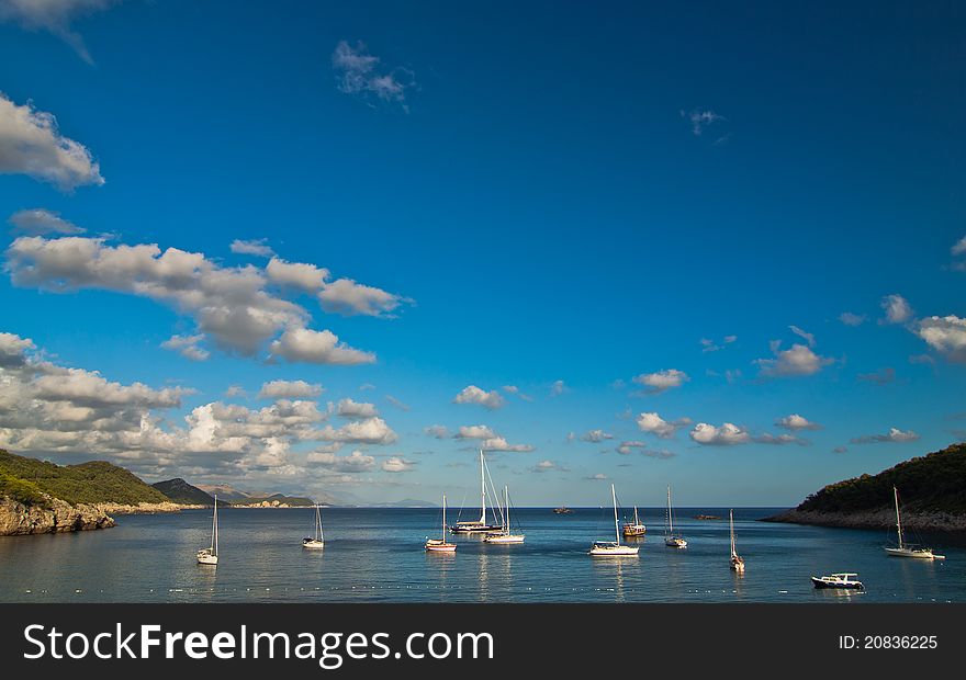 Yachts In Harbor