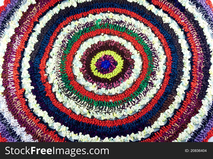 Colorful carpet background. Circle texture pattern. Colorful carpet background. Circle texture pattern.