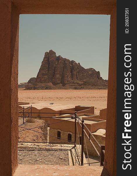 Wadi Rum visitor center,Jordan. Wadi Rum visitor center,Jordan