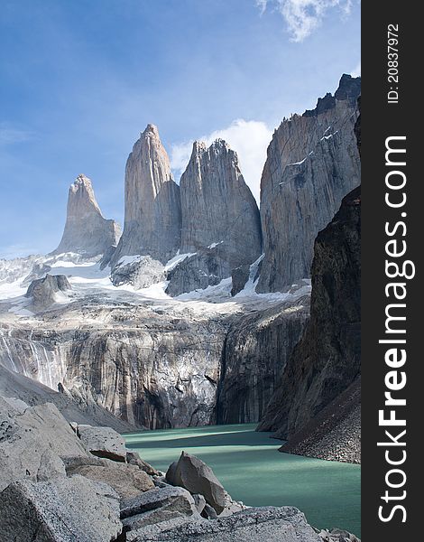 Torres del paine natural monument. Torres del paine natural monument