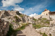Ruins At The Medieval Fortress In Romania Royalty Free Stock Image Ruins At The Medieval Fortress In Romania Royalty Free Stock Image