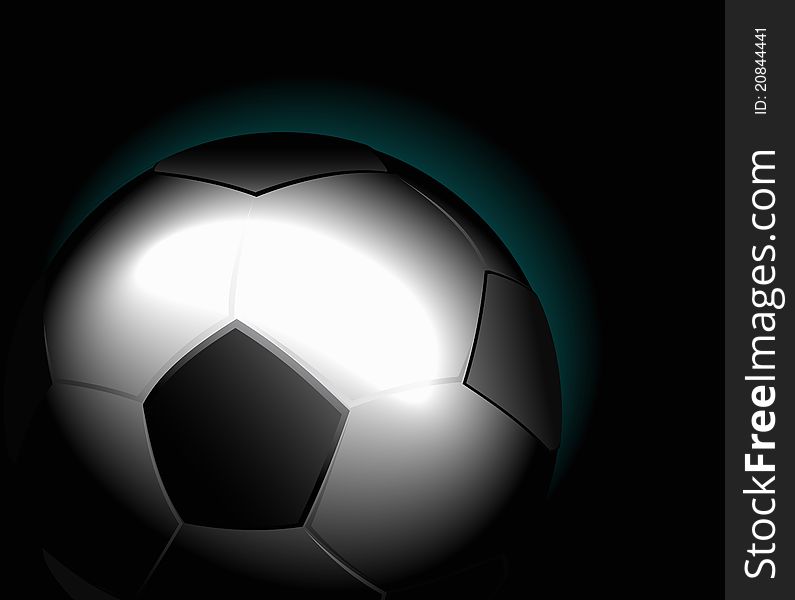 Soccer Ball is shown in the picture. Soccer Ball is shown in the picture.