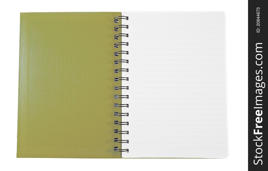 Open Brown Notebook