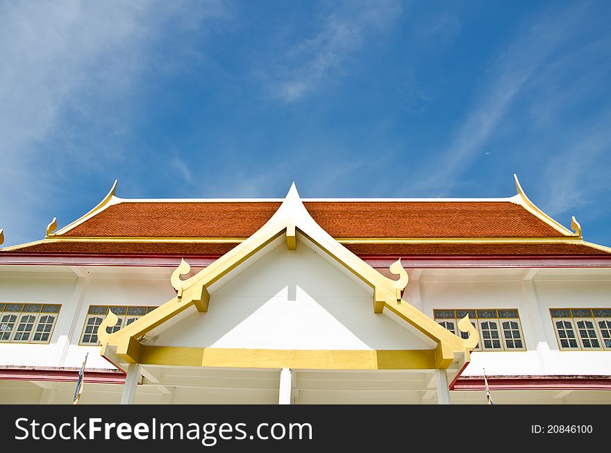 Roof Of Thai Traditional Temple