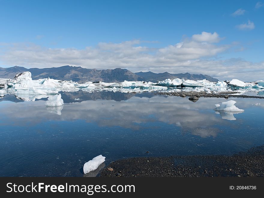 Jokulsarlon lake in Iceland